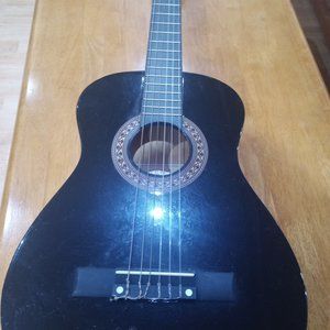 Kapok Black 1/2 Classical Guitar - LC-14 for Kids